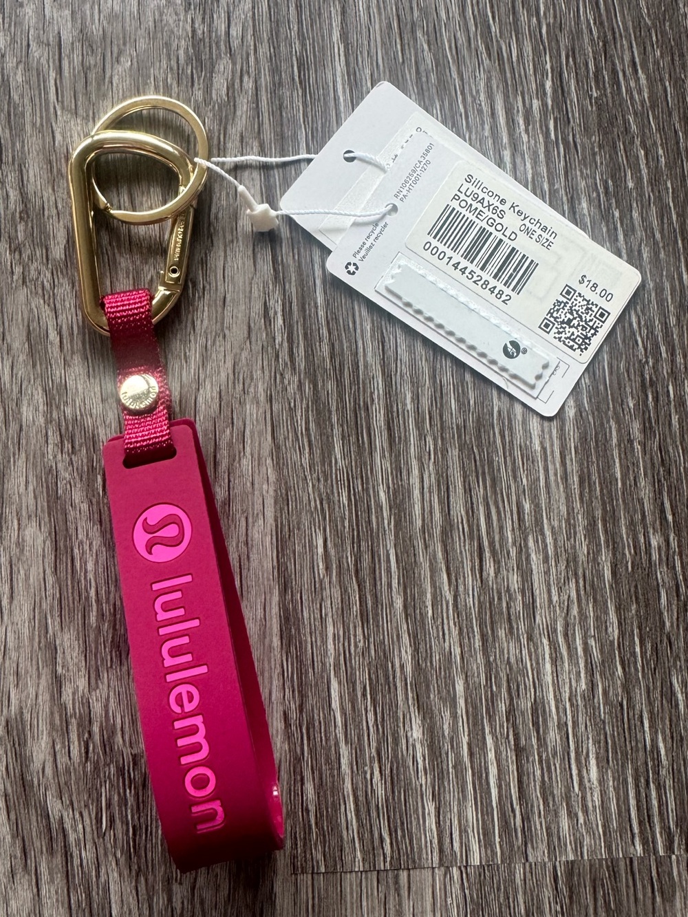 Lululemon Keychain